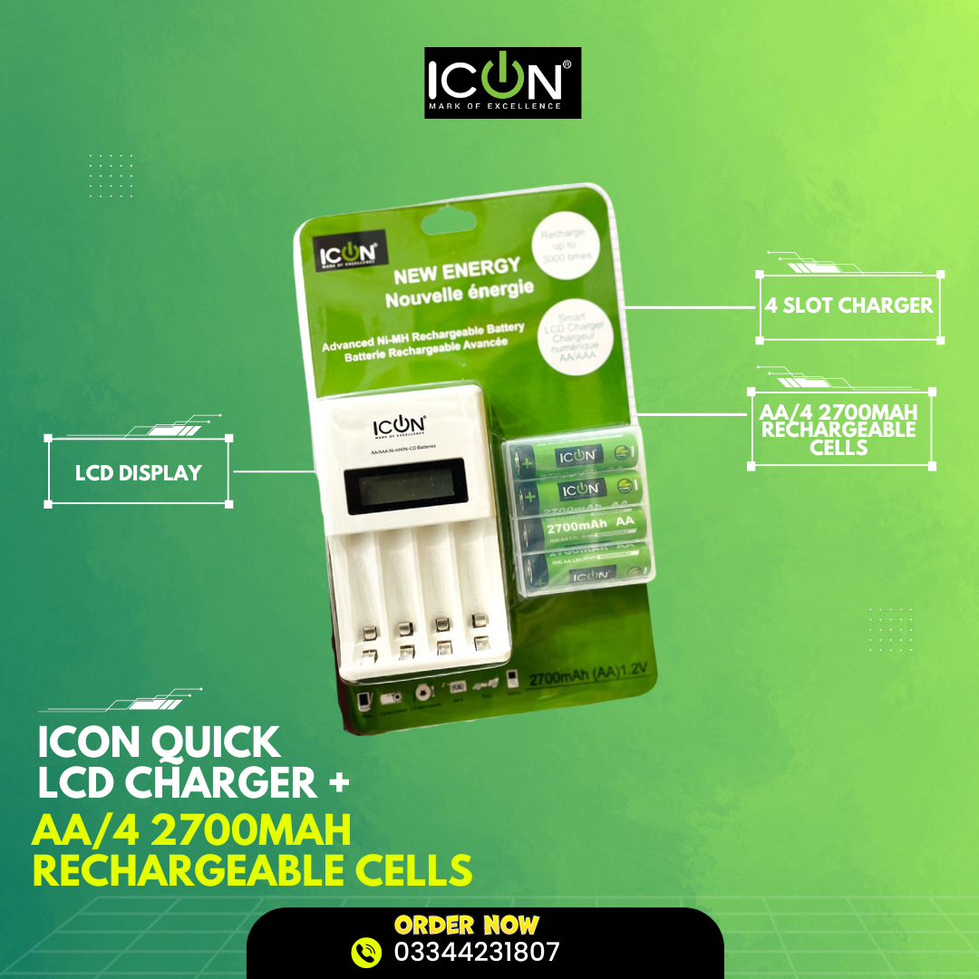 Icon Cell Charger Price in Pakistan Icon Cell Charger Price in Pakistan